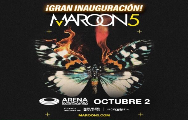 Arena Guadalajara abrirá el 2 de octubre con concierto de Maroon 5