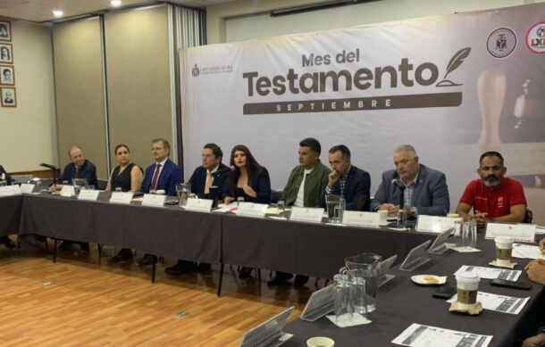 Congreso de Jalisco impulsa la campaña del Mes del Testamento