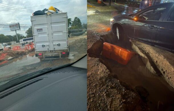 Denuncian aumento de accidentes por obras en laterales del Periférico