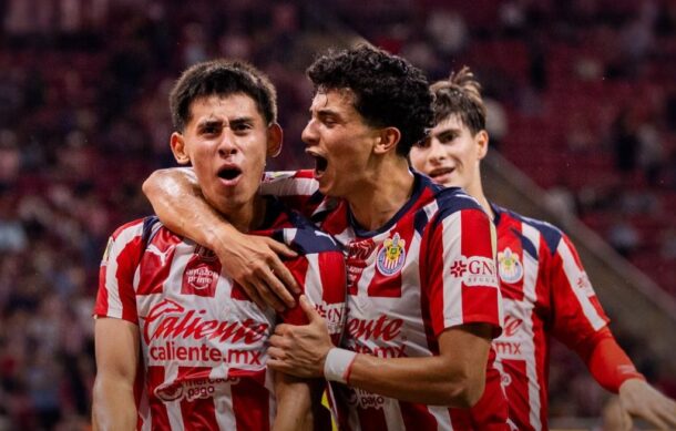 ¡Responden los juveniles! Chivas vence 3-1 a Necaxa