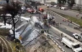 Detectan omisiones en pipa que explotó en Iztapalapa