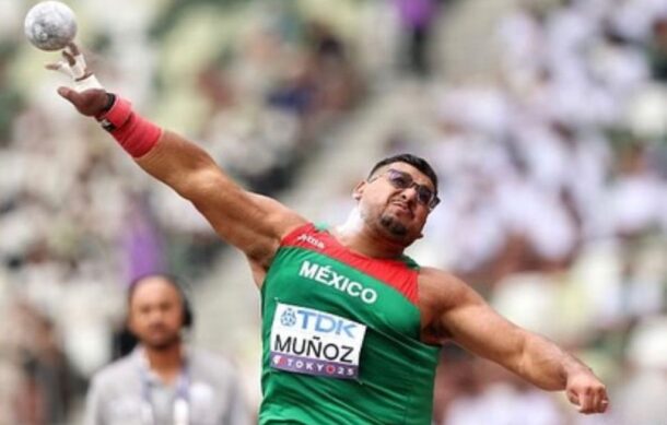 Uziel Muñoz gana plata en Mundial de Atletismo
