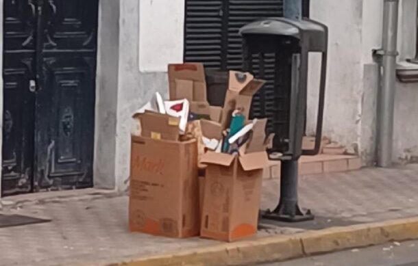Retiran papeleras inteligentes del Centro de Guadalajara