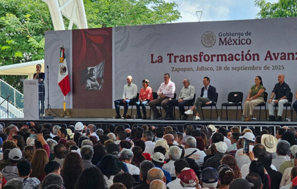 Destaca Sheinbaum programas sociales en su visita a Jalisco