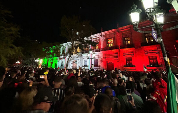 Tapatíos disfrutaron del grito en la zona centro de Guadalajara