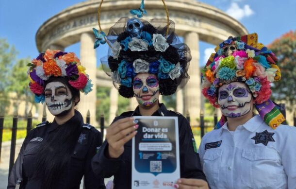 “Escuadrón Catrina” busca concientizar sobre la donación de órganos
