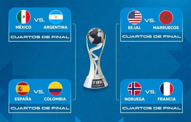 Listos los Cuartos de Final del Mundial Sub-20