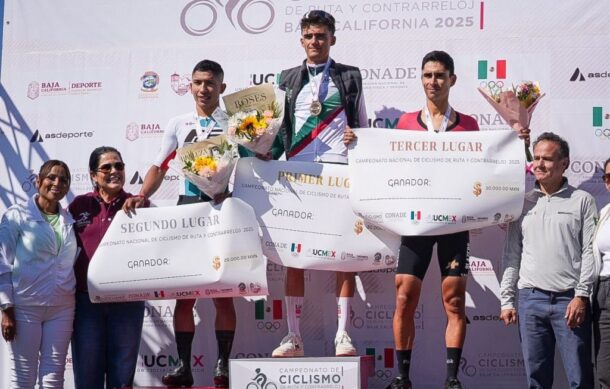 Del Toro gana la  Contrarreloj en el Nacional de Ciclismo en Ensenada