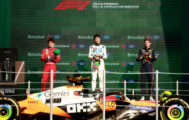 Lando Norris gana el GP de México es líder en el Mundial de pilotos de la F1