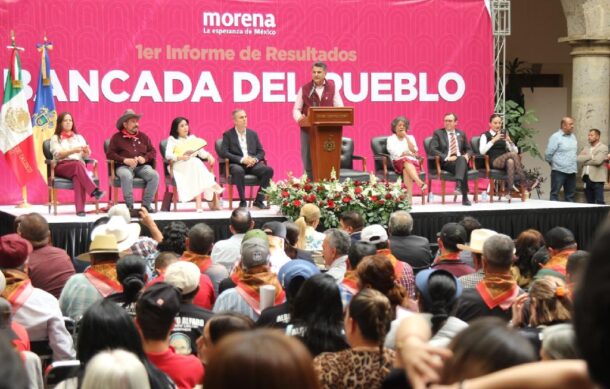 Morena en el Congreso de Jalisco rinde informe
