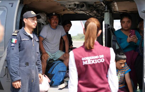 Sheinbaum recorre zonas afectadas por lluvias en Veracruz