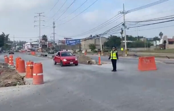 Abren dos carriles por sentido en Camino Real a Colima para agilizar tránsito