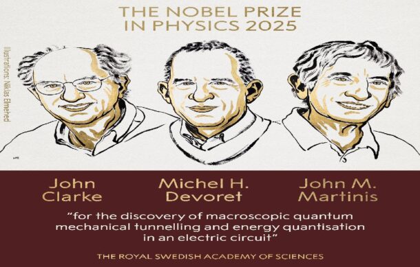 Premio Nobel de Física 2025 reconoce avances en tunelización cuántica macroscópica