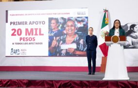 Entrega de apoyos a damnificados por lluvias inicia el miércoles en cinco entidades