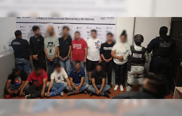 Desarticulan banda de robo a carga pesada; hay 12 detenidos