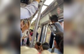 Hombre muere tras colgarse de ventana de un vagón en movimiento del Tren Ligero