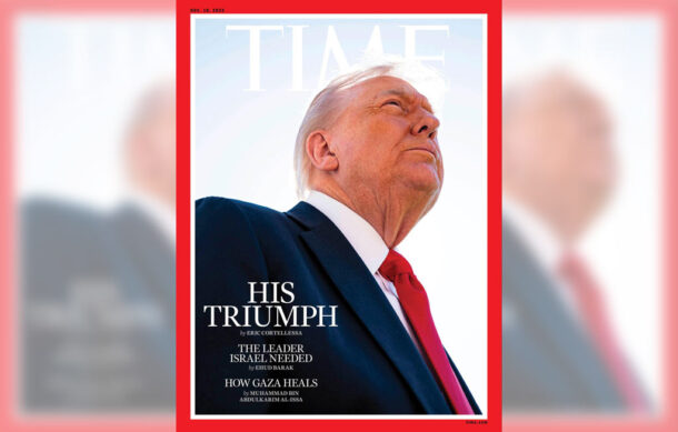 Trump celebra portada de Time pero rechaza la foto por “hacer desaparecer su cabello”