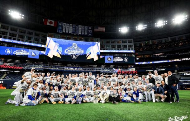 Los Dodgers son bicampeones de la Serie Mundial al vencer a los Azulejos
