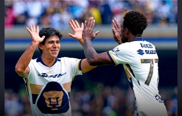 Pumas derrota 4-1 a Xolos y se coloca en zona de Play-in