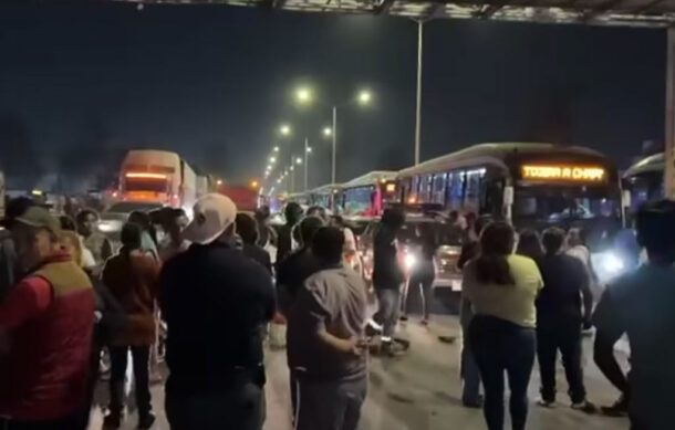 Vecinos de Santa María Tequepexpan dialogan con el Gobierno tras protestar por nueva estación del Peribús