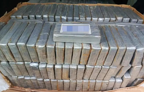 Marina desmantela red de tráfico de droga en el AICM: 270 kilos de cocaína asegurados