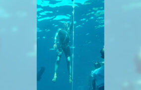 La ucraniana Kateryna Sadurska rompe otro récord mundial de apnea con un descenso de 86 metros