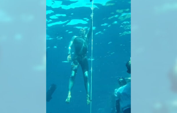 La ucraniana Kateryna Sadurska rompe otro récord mundial de apnea con un descenso de 86 metros