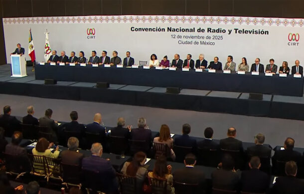 Concesionarios de radio y TV expresan respaldo a Sheinbaum y piden “piso parejo” en regulación