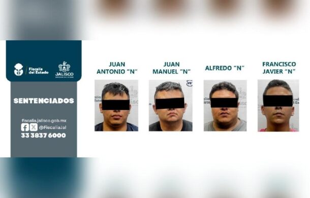 Condenan a 100 años de prisión a cuatro hombres por desaparición y homicidio en Tlajomulco