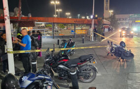 Policía motorizado de Tonalá causa lesiones a joven motociclista tras choque