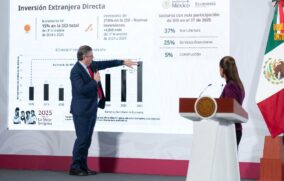 Confirma Ebrard inversión extranjera histórica en México