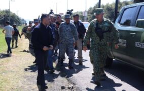 Harfuch visita Uruapan para supervisar el Plan Michoacán