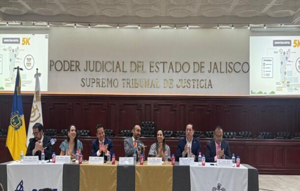 Anuncia Poder Judicial de Jalisco una carrera por su aniversario