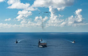 EU despliega al portaaviones Gerald R. Ford en el Caribe para reforzar ofensiva antidrogas