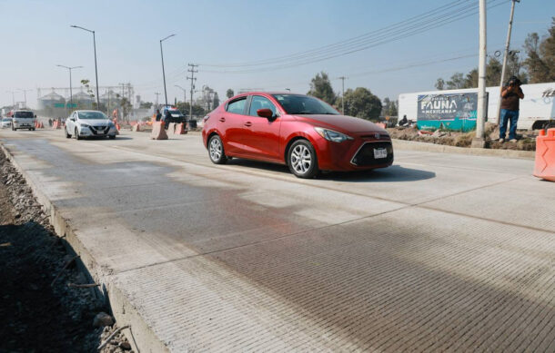 Abren primeros carriles rehabilitados de Adolf B. Horn; obra avanza 60 por ciento