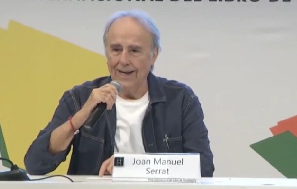Serrat se retira momentáneamente de foro en FIL por alboroto
