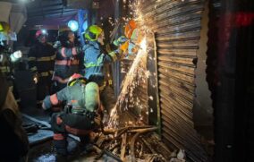 Se registra incendio en dulcería de la colonia Oblatos