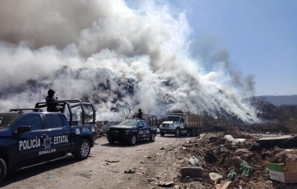 Tras 20 horas, controlan incendio en vertedero de Culiacán