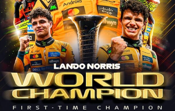 Lando Norris se corona campeón en la Fórmula Uno por primera vez