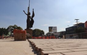 Avanzan obras en La Minerva y Plaza de la República