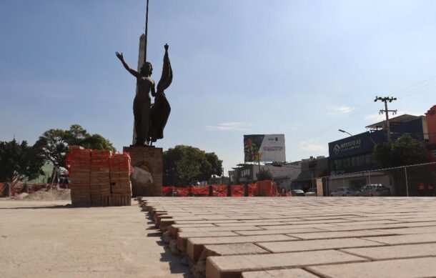 Avanzan obras en La Minerva y Plaza de la República
