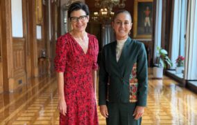 Sheinbaum se reúne con directora ejecutiva de Citi en Palacio Nacional