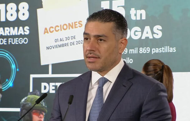 En catorce meses han sido detenidos casi 39 mil criminales: Harfuch