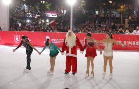 Zapopan inaugura festejos navideños con pista de hielo