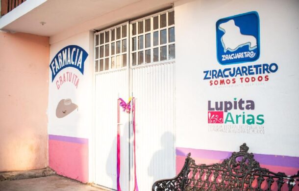 Inauguran Farmacia del Sombrero en San Andrés Coru, Michoacán
