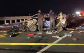 Choque múltiple en la autopista Tepic–Compostela deja siete personas fallecidas