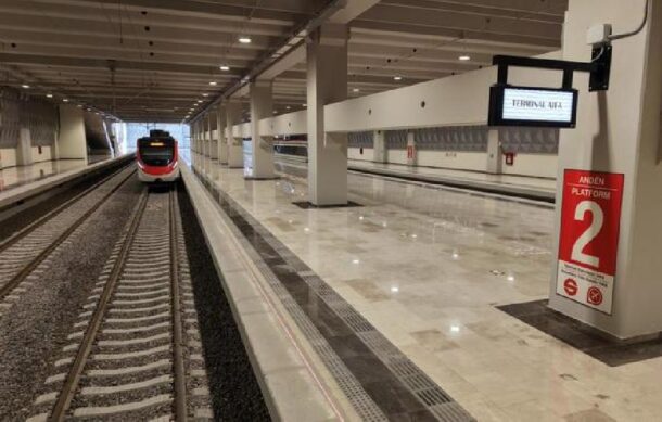 Tren Suburbano al AIFA estará listo en el primer trimestre de 2026: Sheinbaum