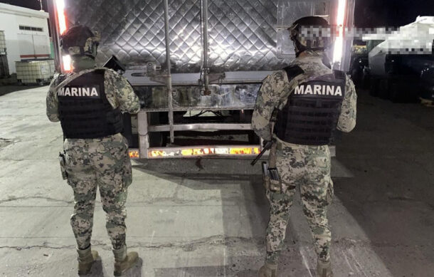 Aseguran más de 600 kilos de metanfetamina en Mazatlán; Semar encabezó operativo