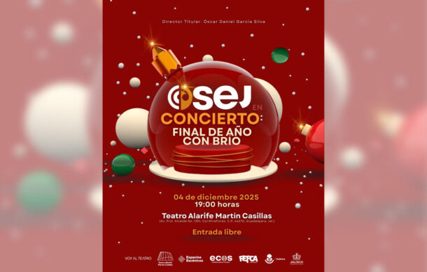 Debuta la Orquesta Sinfónica ECOS Jalisco con concierto gratuito de fin de año