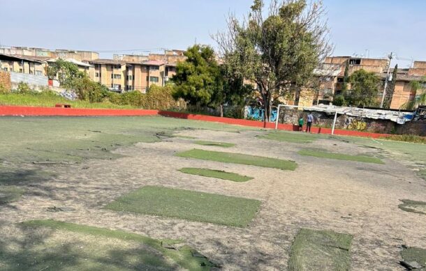 Denuncian en malas condiciones el Parque Niños Héroes en Tonalá
